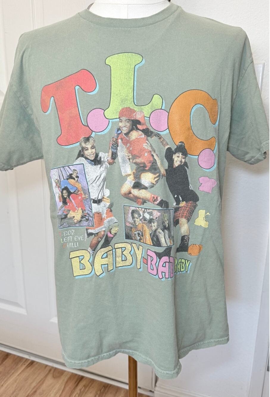 TLC Baby-Baby-Baby Graphic T-Shirt, Size Large